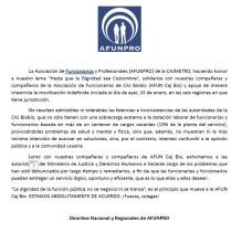 apoyo AFUN CAJ Bío
